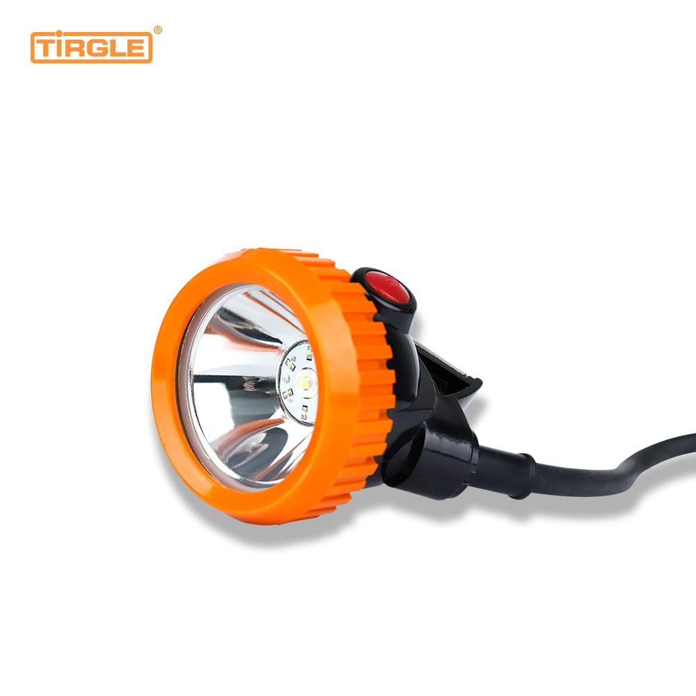 TL-103 1LED3W Oppladbart hus i ett stykke håndholdt spotlight elektrisk minelampe